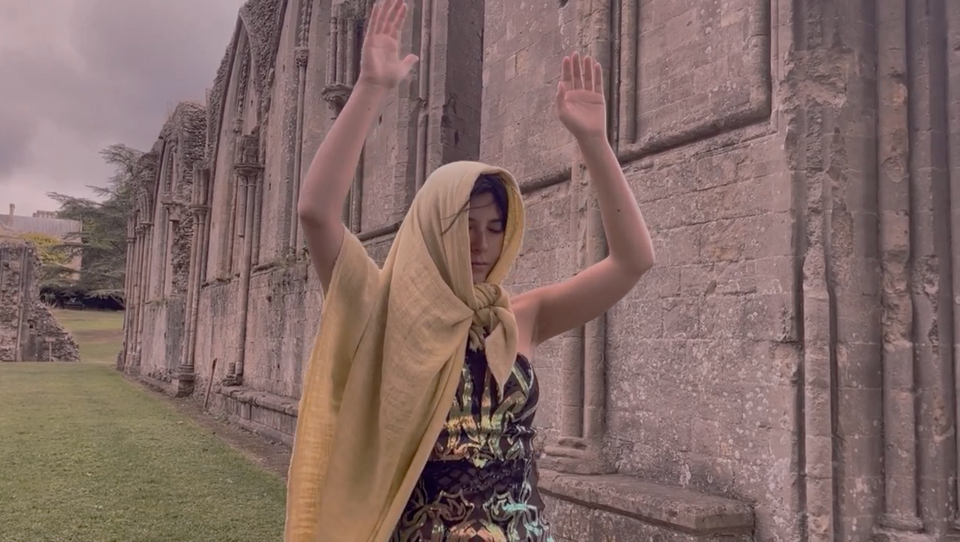 'Aeon' Butoh Performance at Glastonbury Abbey, August 2022